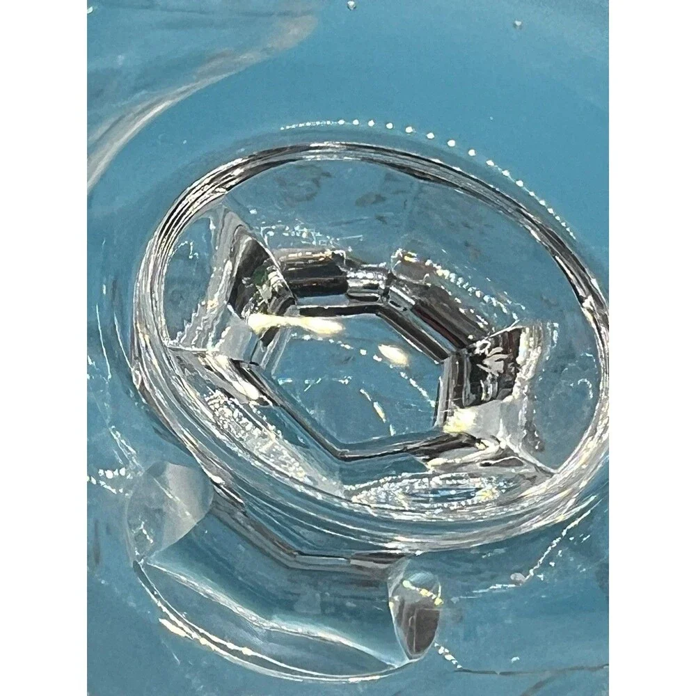 3 Towle Crystal Infatuation Brandy Snifter Clear Cut 5 1/4